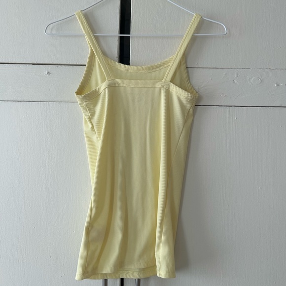 Lot of 2 XS stretchy tank tops brown and yellow no boundaries - Picture 3 of 5